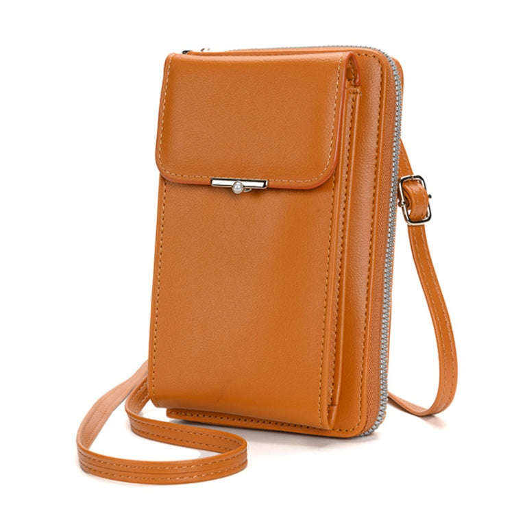 Storage Ladies Cell Phone Bag Shoulder Crossbody Wallet(Green)