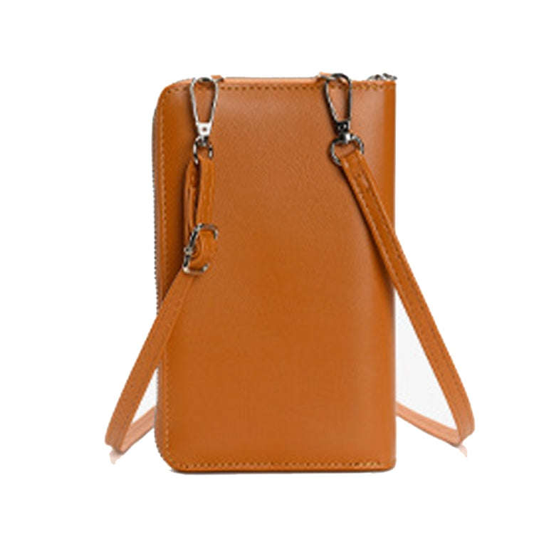 Storage Ladies Cell Phone Bag Shoulder Crossbody Wallet(Green)
