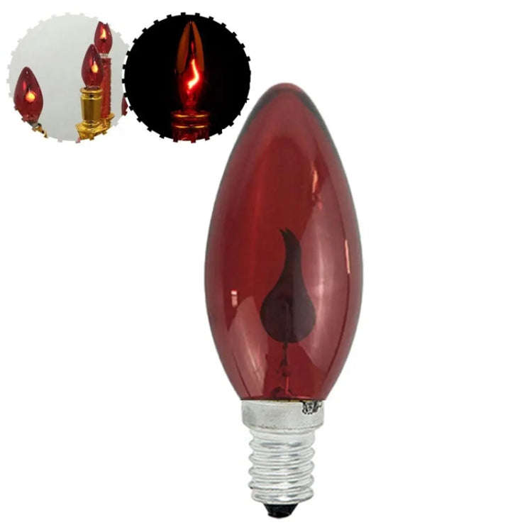 Retro Flame Light Bulb LED Energy-saving Light Source Candle Decorative Light Bulb, Color tempera...