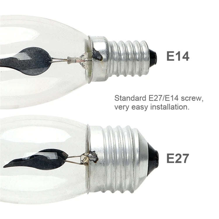 Retro Flame Light Bulb LED Energy-saving Light Source Candle Decorative Light Bulb, Color tempera...