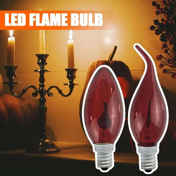 Retro Flame Light Bulb LED Energy-saving Light Source Candle Decorative Light Bulb, Color tempera...