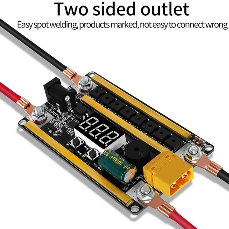 GX591 Full Functional Version 12V Handheld Portable 18650 Mobile Lithium Battery Point Welding Ma...