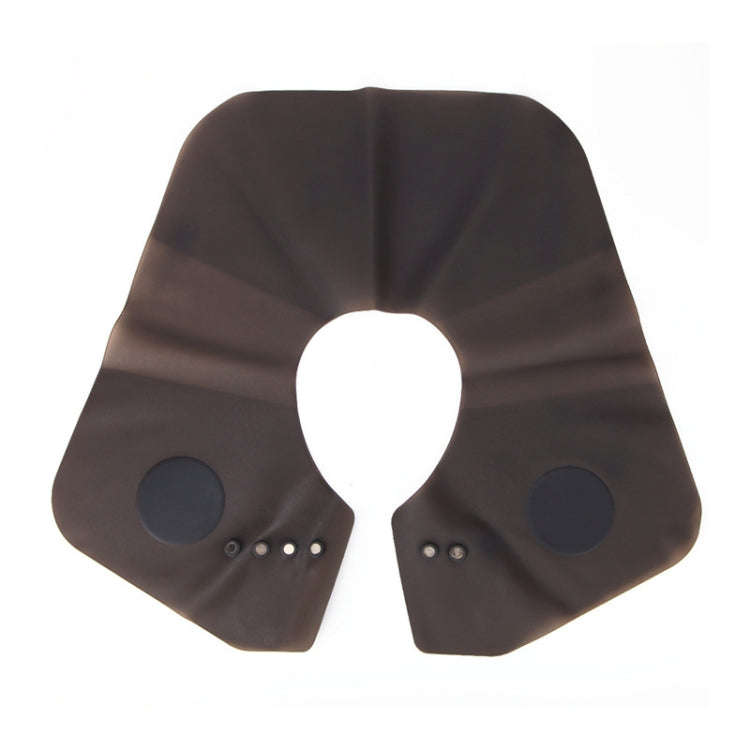 Hair Cutting Adjustable Shawl Capes Silicone Hairdressing Pad Neck Wrap Guard for Salon, Spec: La...