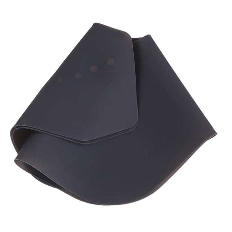 Hair Cutting Adjustable Shawl Capes Silicone Hairdressing Pad Neck Wrap Guard for Salon, Spec: Sm...
