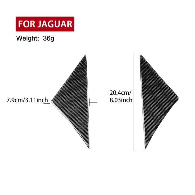 For Jaguar F-TYPE 2013+ Universal A-Pillar Sticker For Left And Right Drive(Red)