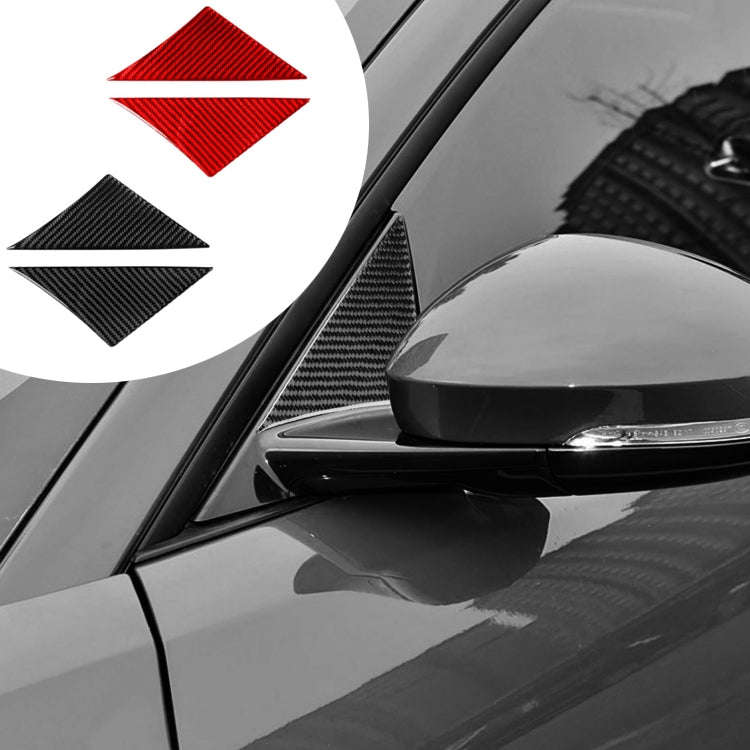 For Jaguar F-TYPE 2013+ Universal A-Pillar Sticker For Left And Right Drive(Red)