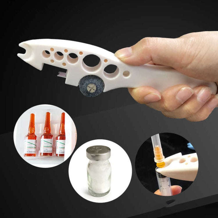 Ampoule Bottle Opener Multifunctional Medicine Vial Cutting Tool Device(Blue)