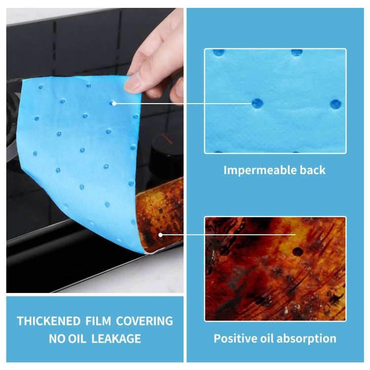 10pcs /Pack Disposable Oil Groove Suction Paper for Cooker Hoods, Spec:  10x90cm Regular