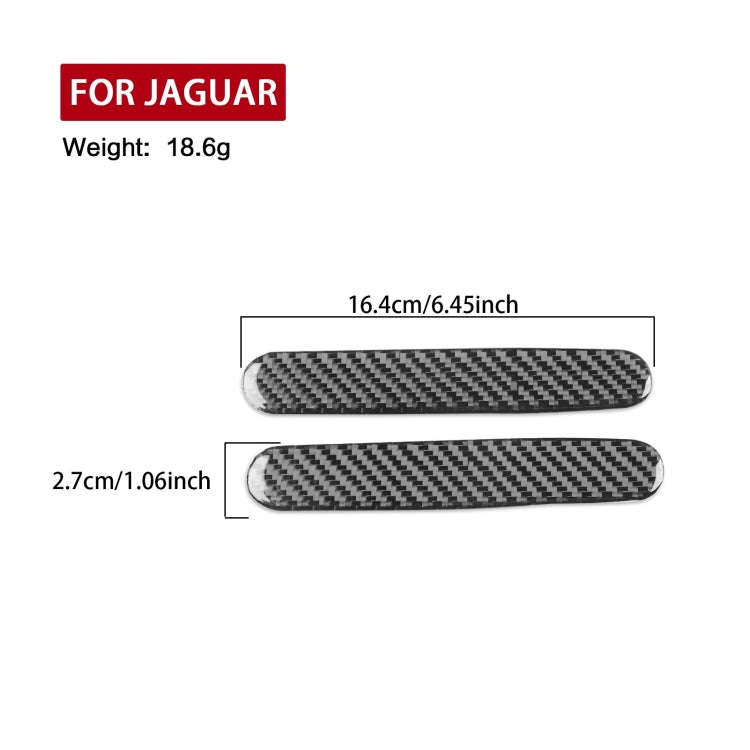 For Jaguar F-TYPE 2013+ Universal Exterior Door Handle Sticker For Left And Right Drive(Red)