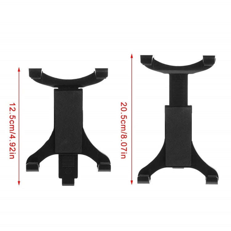 Car Dashboard Silicone Suction Cup Rotatable Tablet Four-claw Holder(Black)