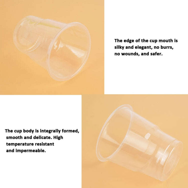 50pcs /Pack 180ml Disposable Cup Transparent PP Thickened Aviation Water Cup