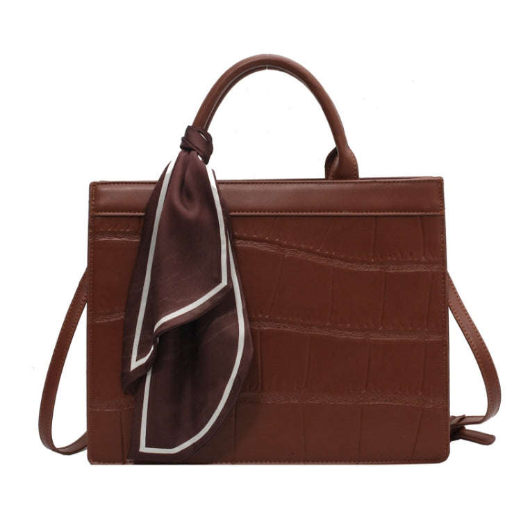 Women Fall And Winter Crossbody Bag Versatile Handbag, Color: Brown Small