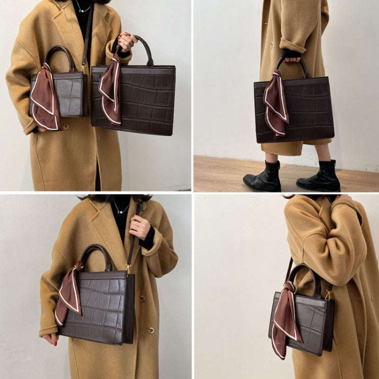 Women Fall And Winter Crossbody Bag Versatile Handbag, Color: Khaki Small