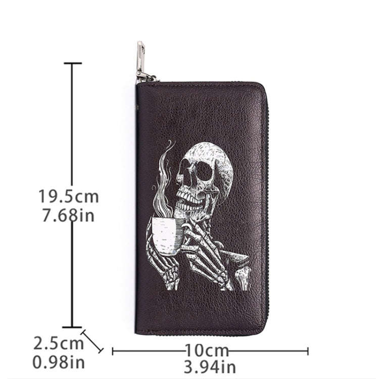 Ladies Long Casual Hand Clutch Bag Multi Card Position Zipper Phone Pouch, Model: W15840-14