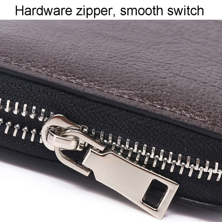 Ladies Long Casual Hand Clutch Bag Multi Card Position Zipper Phone Pouch, Model: W15840-14