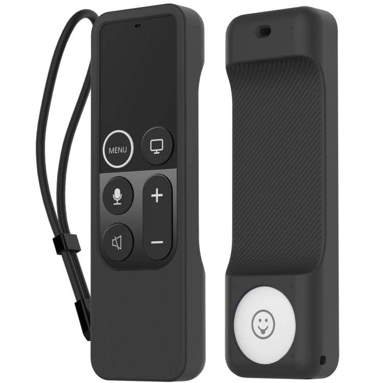 For Apple TV HD / 4K+AirTag AhaStyle PT157 Remote Control Tracker 2 In 1 Silicone Protective Cove...