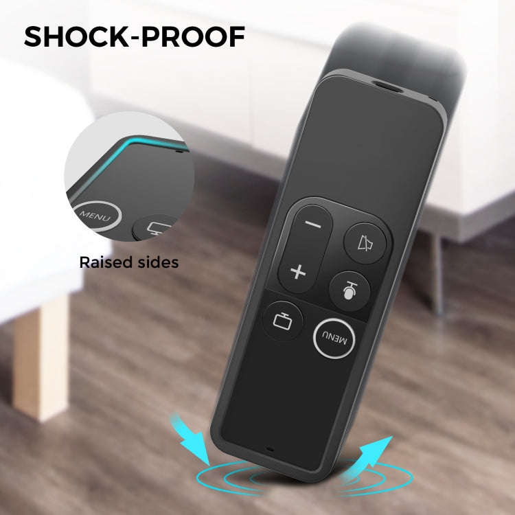 For Apple TV HD / 4K+AirTag AhaStyle PT157 Remote Control Tracker 2 In 1 Silicone Protective Cove...