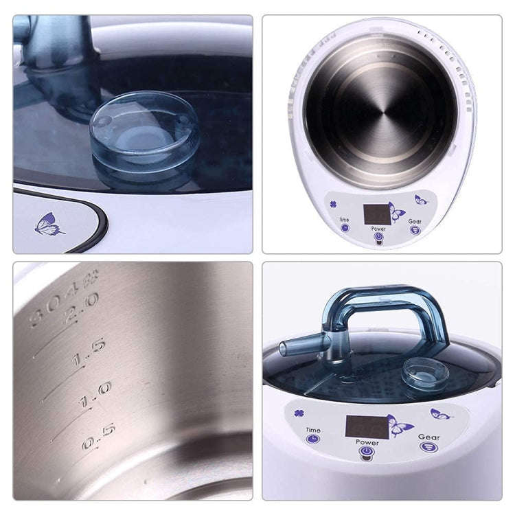 Dual Person Portable Steam Sauna Spa With Pot Set Weight Loss Skin Spa Machine UK Plug 220V(Purple)