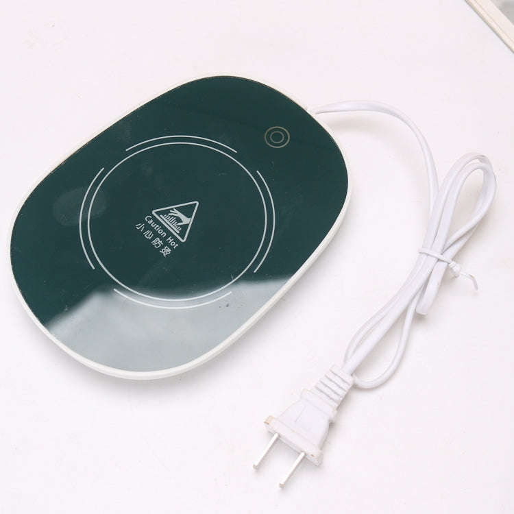 Constant Temperature Heating Coaster Intelligent Thermal Insulation Heating Base, CN Plug(Green)