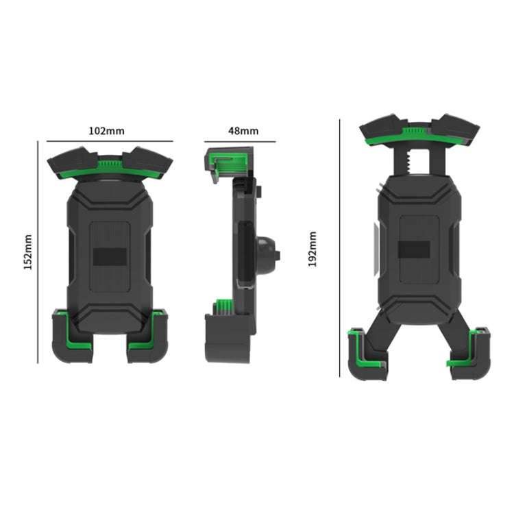 Shockproof Navigation Bracket for Motorcycle and Bicycle Mobile Phone, Random Color Delivery, Sty...