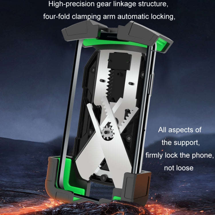 Shockproof Navigation Bracket for Motorcycle and Bicycle Mobile Phone, Random Color Delivery, Sty...