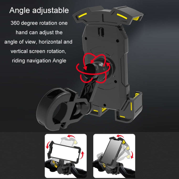 Shockproof Navigation Bracket for Motorcycle and Bicycle Mobile Phone, Random Color Delivery, Sty...