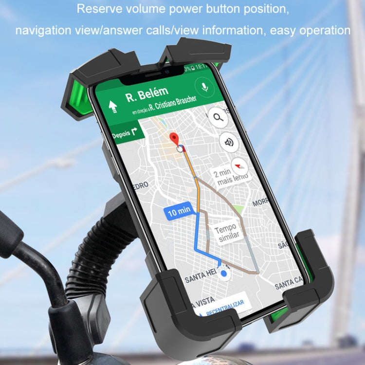 Shockproof Navigation Bracket for Motorcycle and Bicycle Mobile Phone, Random Color Delivery, Sty...