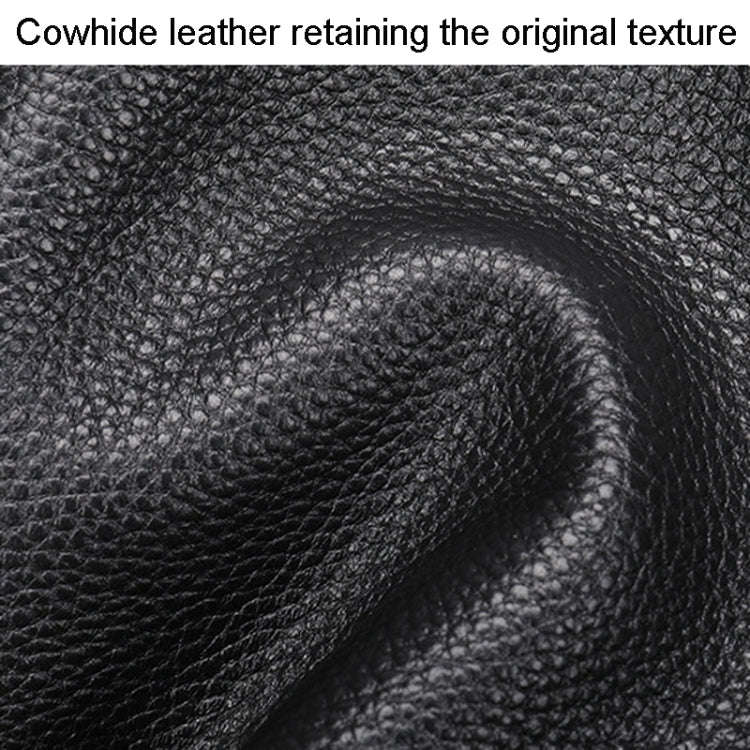 Large Capacity Leather Luggage Bag Multifunctional Single Shoulder Travel Bag(4028 Black)