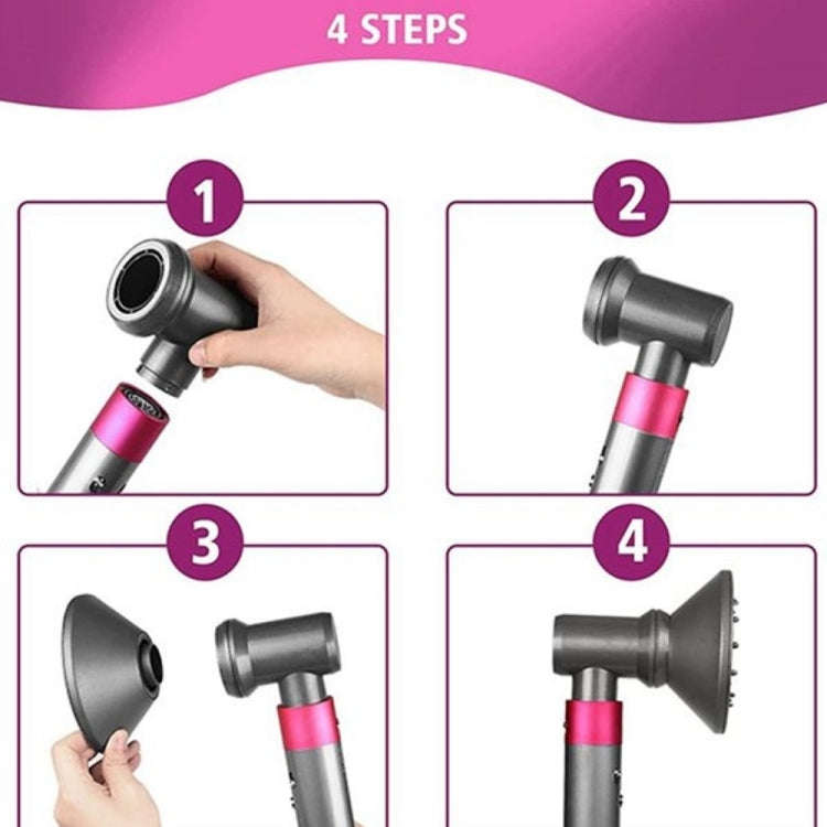 For Dyson Hair Dryer Airwarp Diffusion Nozzle Attachment Anti Lifting Kit