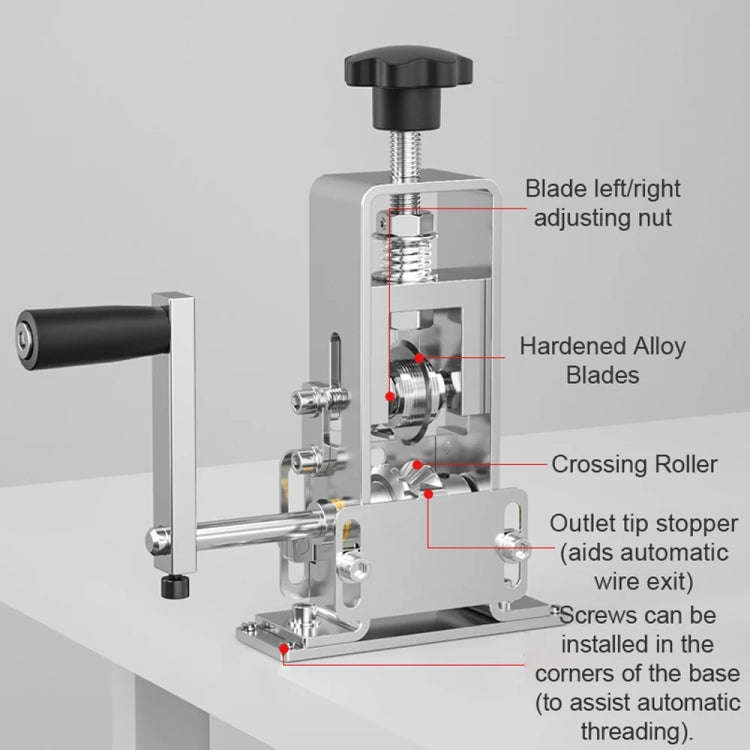 Household Hand-Cranked Small Stripping Machine Waste Wire And Cable Stripping Tool, Style: Peelin...