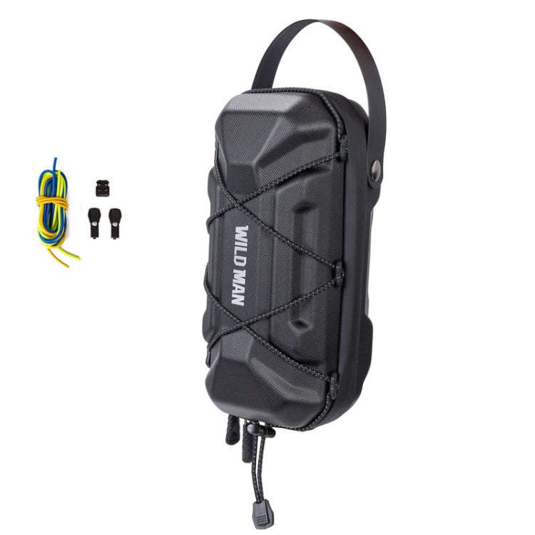 WILD MAN GD6X 2L Electric Scooter EVA Hard Shell Hanging Bag Folding Bike Bag(Black)