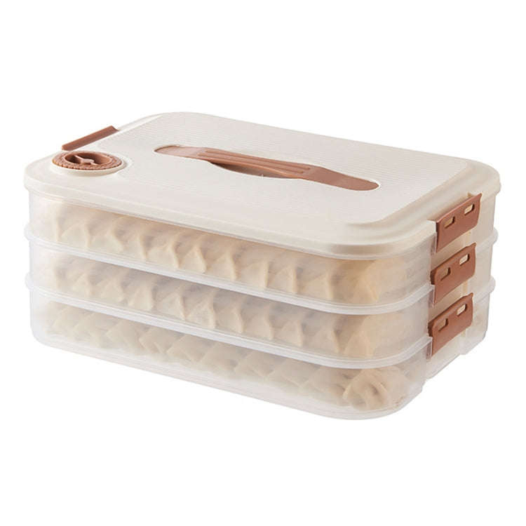 3 Layer With Cover Dumpling Storage Box Food Grade Home Dumpling Frozen Fresh Case