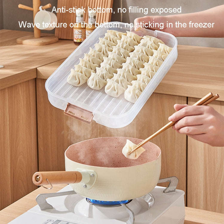 2 Layer With Cover Dumpling Storage Box Food Grade Home Dumpling Frozen Fresh Case