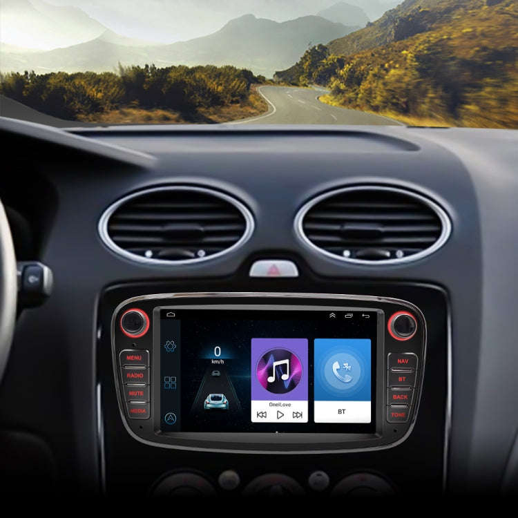 For Ford Focus 7 Inch HD Android Navigation Bluetooth RDS Radio, Size: 2+64G(Silver)