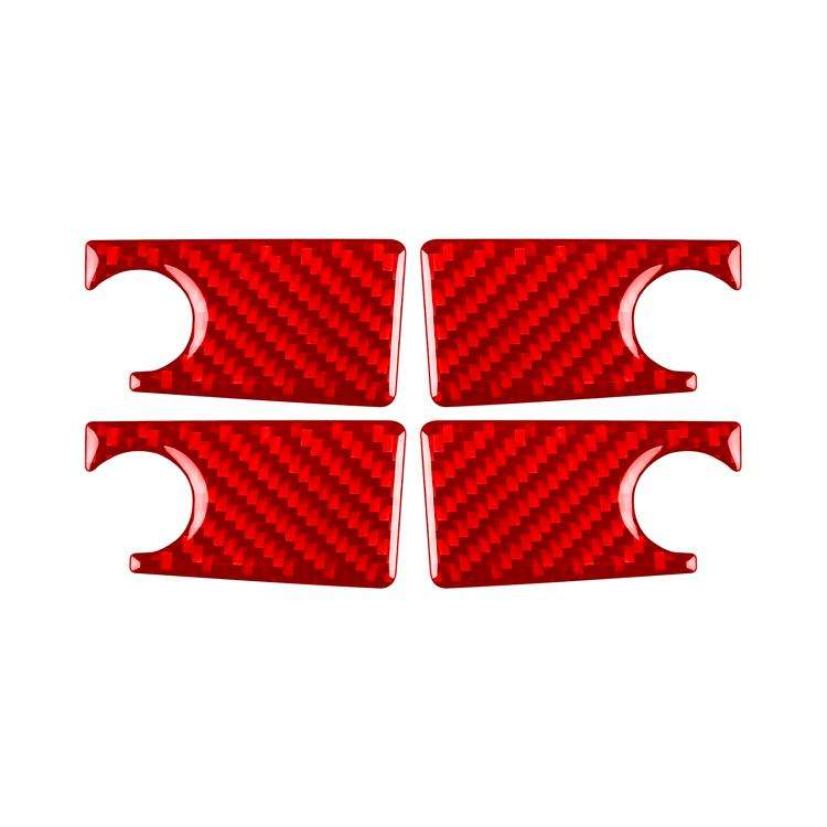 For Mercedes-Benz G-Class W463 4pcs /Set Inner Door Bowl Sticker(Red)