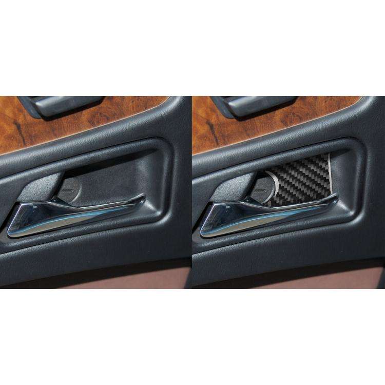For Mercedes-Benz G-Class W463 4pcs /Set Inner Door Bowl Sticker(Black)