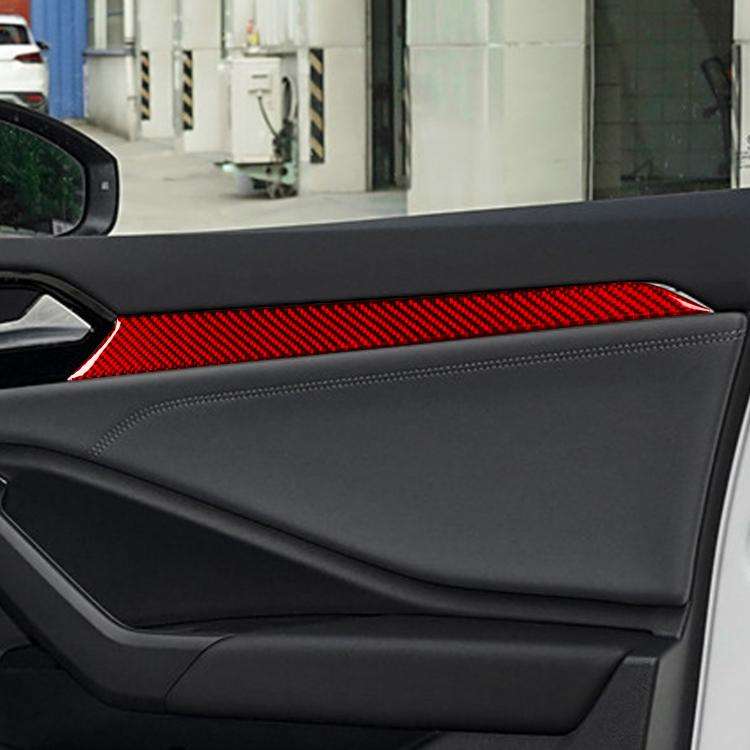 For Volkswagen Sagitar 2019-2023 4pcs /Set Left-hand Drive Door Panel Sticker(Black)