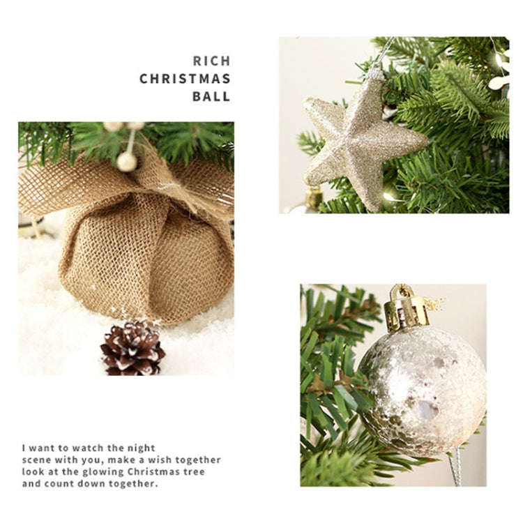 50cm LED Rotating Music Box Desktop Mini Christmas Tree Christmas Decorative Ornaments(Green)