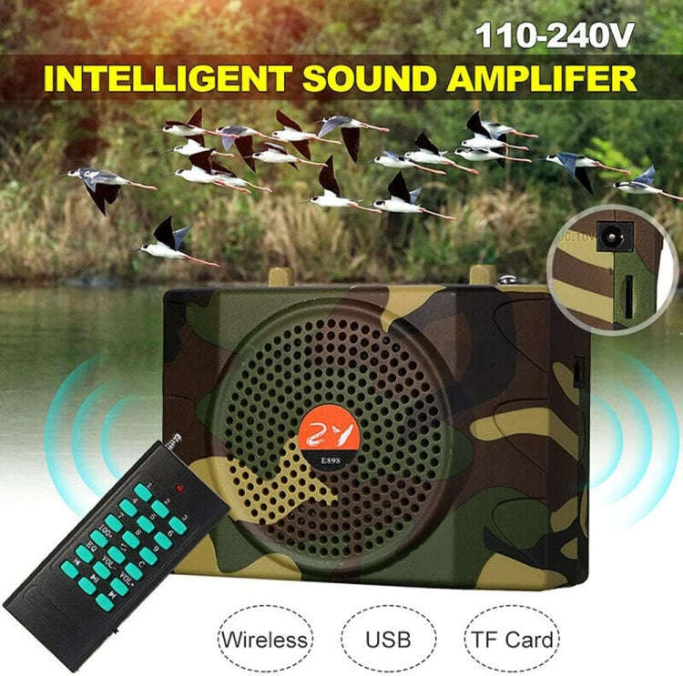 25W  Bluetooth Voice Amplifier Bird Hunting Speaker Supports USB/TF/FM 1000m Remote Control US Pl...