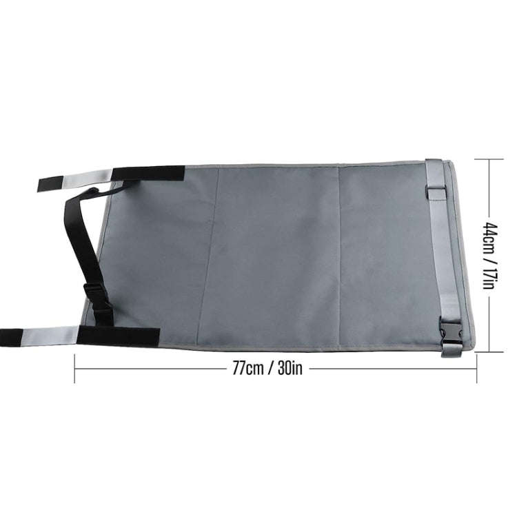 79 x 44cm Kids Airplane Seat Extender Portable Travel Seat Cushion(Blue)