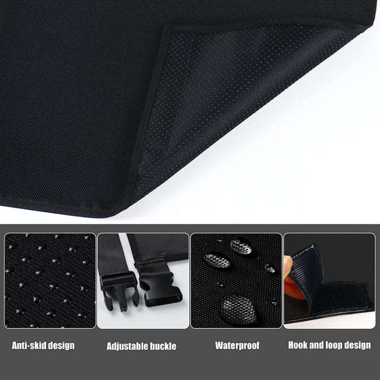 79 x 44cm Kids Airplane Seat Extender Portable Travel Seat Cushion(Blue)