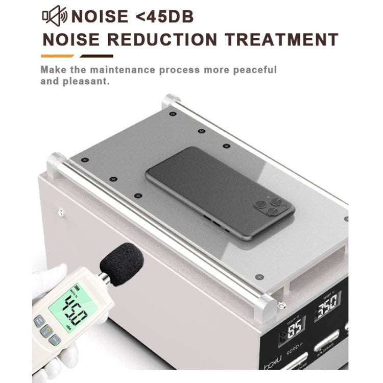 Baku BA-909D+ 750W 3 in 1 Hot Air Soldering Station Screen Remover for Mobile Phone US Plug 110V