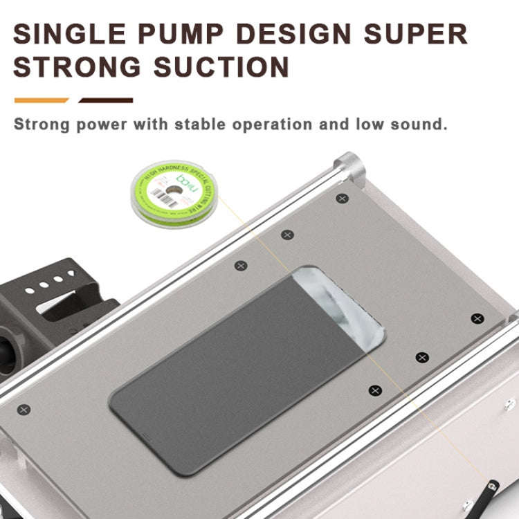 Baku BA-909D+ 750W 3 in 1 Hot Air Soldering Station Screen Remover for Mobile Phone US Plug 110V