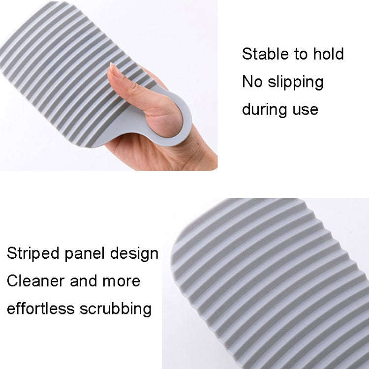 Foldable Soft Silicone Laundry Board for Home Use(Green)