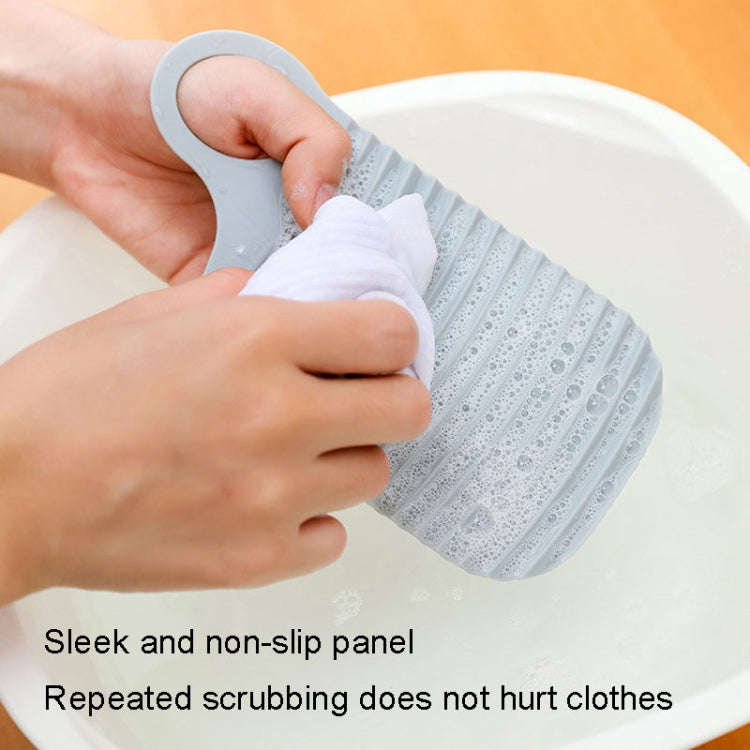 Foldable Soft Silicone Laundry Board for Home Use(White)