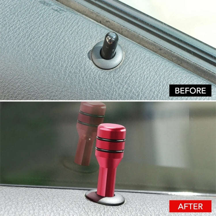 Car Aluminium Door Lift Safety Door Latch(Blue)