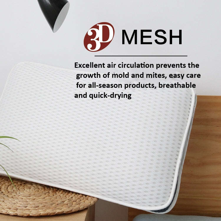 3D Slow Rebound Memory Pillow Core Double-Sided Mesh Pillow Sleep Cervical Traction Pillow 60 x 3...