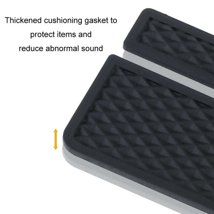 Car Seat Gap Storage Box with 2 USB Charging Port, Color:  Principal Driver Silver