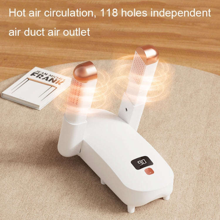 YM-102 Smart Timing UV Purple Light Sterilization Deodorization Dryer Portable Shoe Dryer(EU Plug)