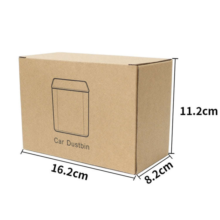 Multifunctional Car Dustbin Car Seatback Door Hanging Storage Box(Gray)